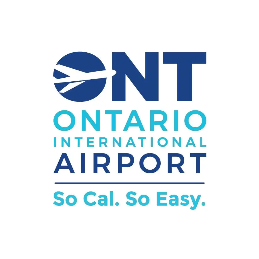 Ontario International Airport is an international airport two miles east of downtown Ontario, in San Bernardino County, California, United States, about 38 mi east of downtown Los Angeles and 18 mi west of downtown San Bernardino