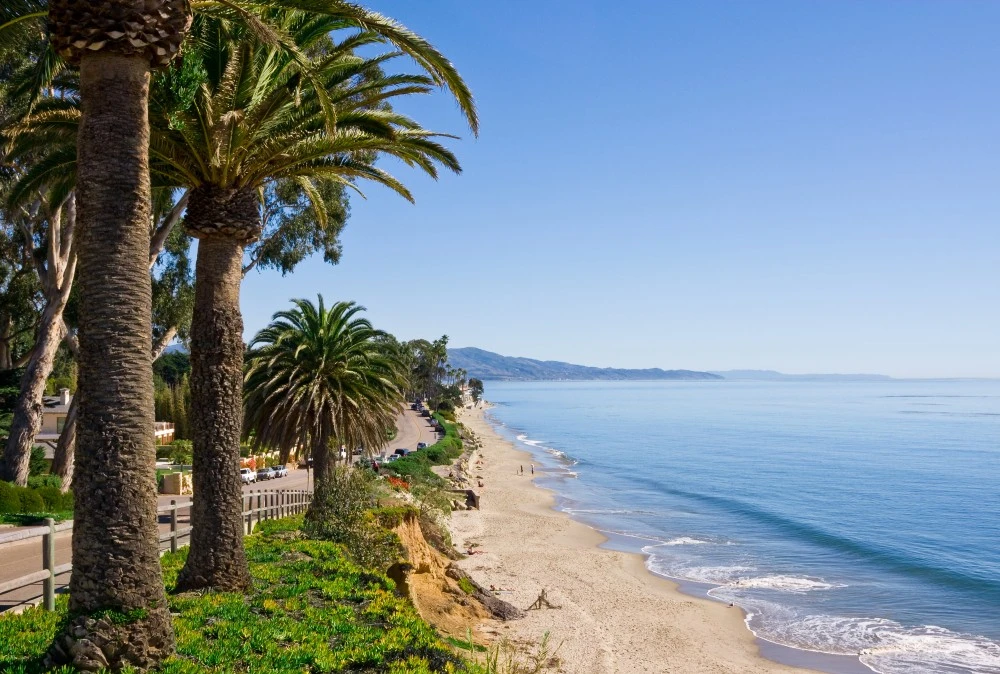 Butterfly Beach near Santa Barbara California
