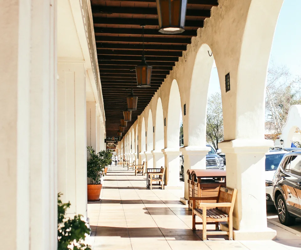 Historic downtown Ojai California