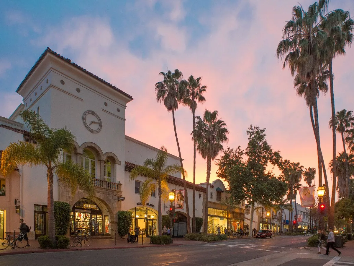 State Street downtown Santa Barbara California