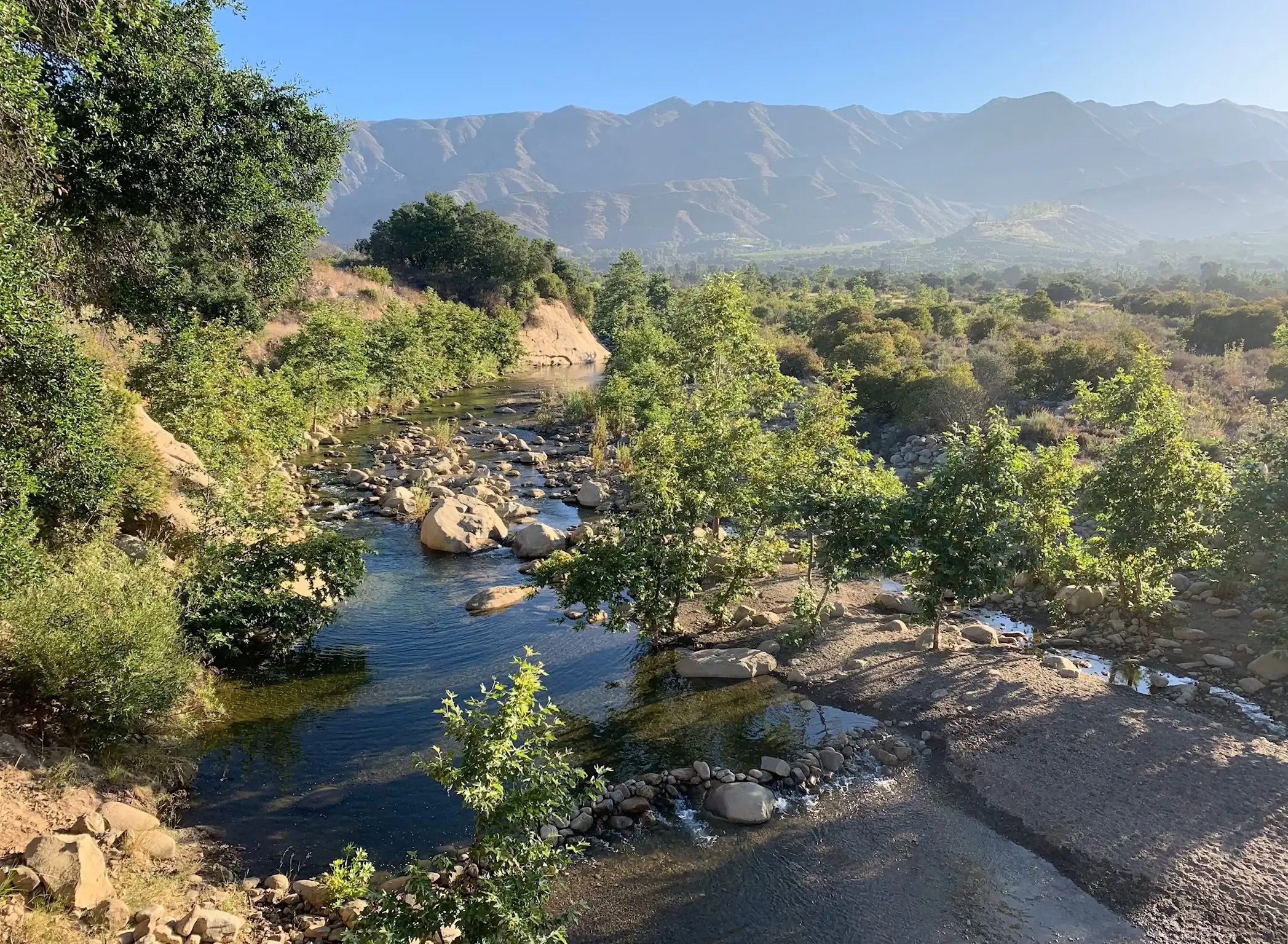 Valley View Preserve hiking trails in Ojai California